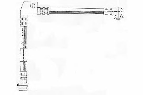 Тормозной шланг FERODO FHY2094