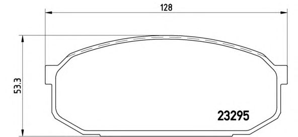 Гальмівні колодки BREMBO P 49 022