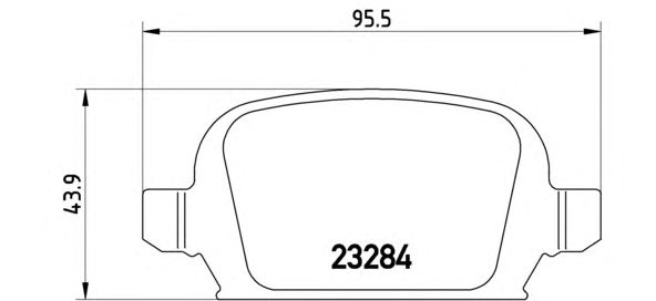 Тормозные колодки BREMBO P 59 037