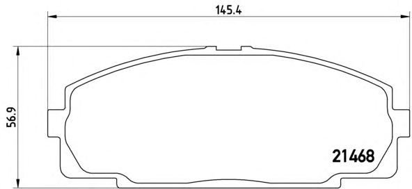 Тормозные колодки BREMBO P 83 092