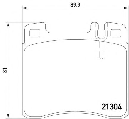 Тормозные колодки MINTEX MDB1626
