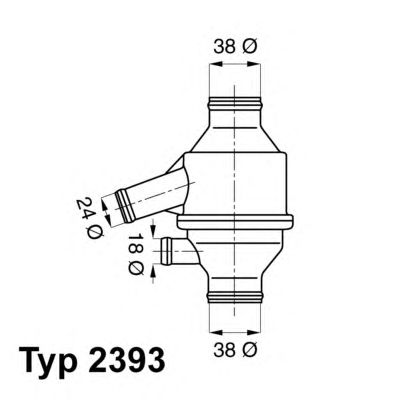 Термостат WAHLER 2393.75