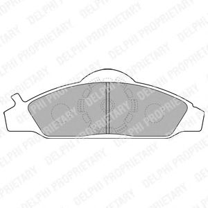 Тормозные колодки DELPHI LP1145