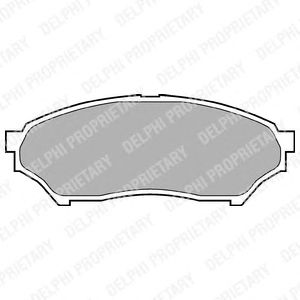 Тормозные колодки DELPHI LP1448