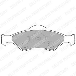 Тормозные колодки DELPHI LP1470