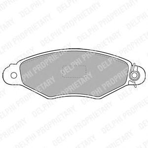 Тормозные колодки DELPHI LP1519