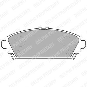 Тормозные колодки DELPHI LP1526