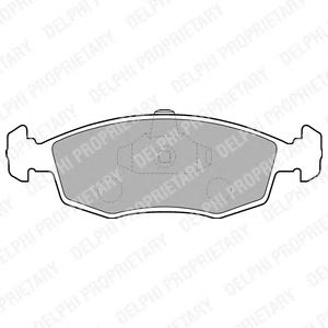 Тормозные колодки DELPHI LP1549