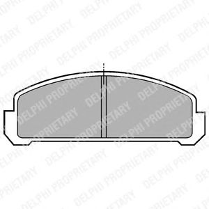 Тормозные колодки DELPHI LP155