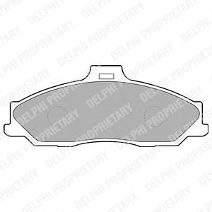 Тормозные колодки DELPHI LP1555
