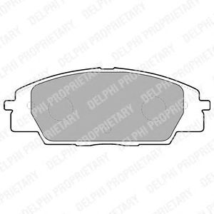 Тормозные колодки DELPHI LP1559