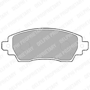 Тормозные колодки DELPHI LP1560