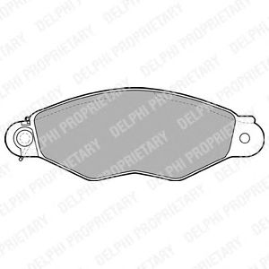 Тормозные колодки DELPHI LP1610