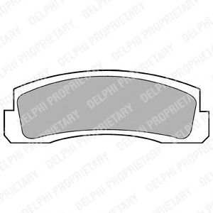 Тормозные колодки DELPHI LP189