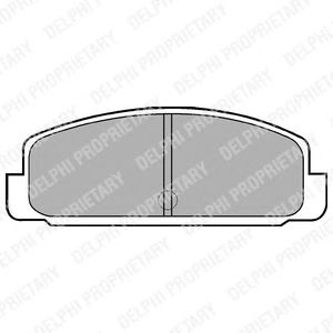 Тормозные колодки DELPHI LP401