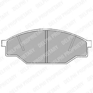 Тормозные колодки DELPHI LP538