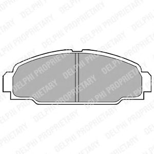 Тормозные колодки DELPHI LP607