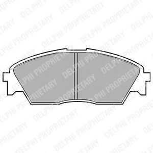Тормозные колодки DELPHI LP628