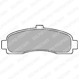 Тормозные колодки DELPHI LP779