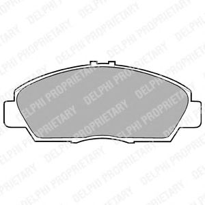 Тормозные колодки DELPHI LP869