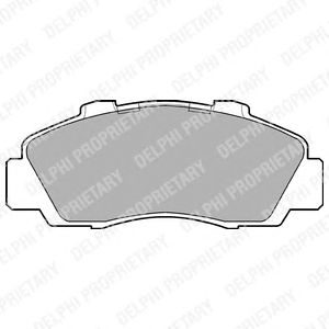 Тормозные колодки DELPHI LP872