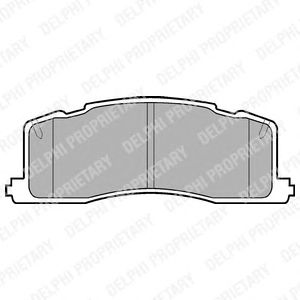Тормозные колодки DELPHI LP943