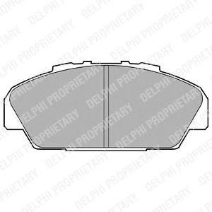 Тормозные колодки DELPHI LP949