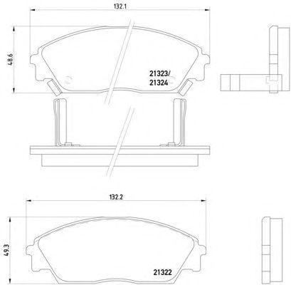 Тормозные колодки HELLA 8DB 355 005-661