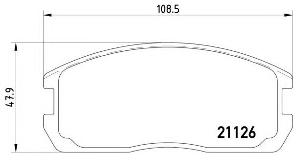 Тормозные колодки HELLA 8DB 355 006-201