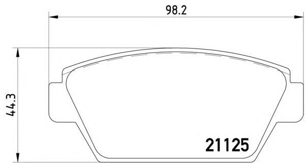 Гальмівні колодки HELLA 8DB 355 006-231