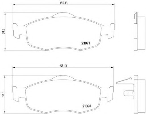 Тормозные колодки HELLA 8DB 355 007-641