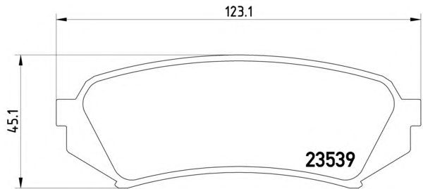 Тормозные колодки HELLA 8DB 355 009-391