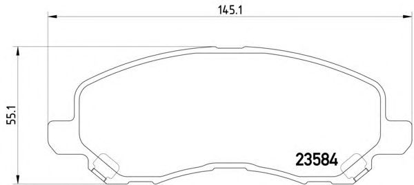 Тормозные колодки HELLA 8DB 355 009-671