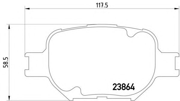 Тормозные колодки HELLA 8DB 355 010-201