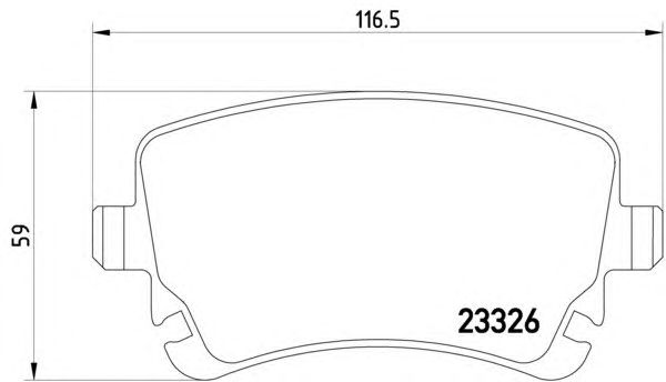 Тормозные колодки HELLA 8DB 355 010-971