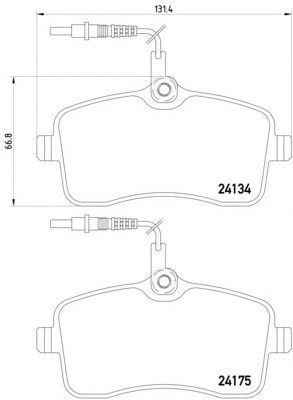 Тормозные колодки HELLA 8DB 355 011-481