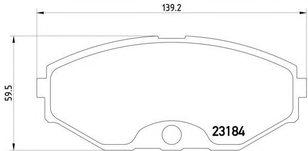 Тормозные колодки HELLA 8DB 355 011-631