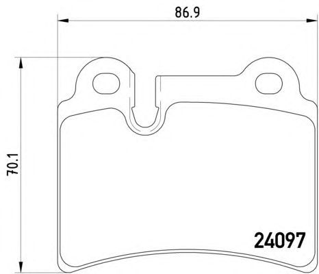 Тормозные колодки HELLA 8DB 355 011-861