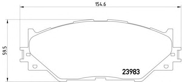 Тормозные колодки HELLA 8DB 355 012-241