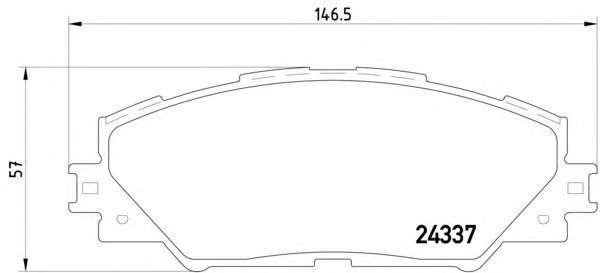 Тормозные колодки HELLA 8DB 355 006-871