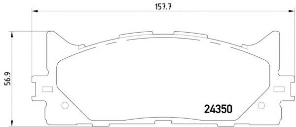 Тормозные колодки HELLA 8DB 355 012-401