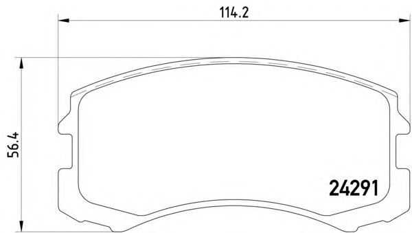 Тормозные колодки HELLA 8DB 355 013-071