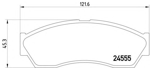 Тормозные колодки HELLA 8DB 355 013-431