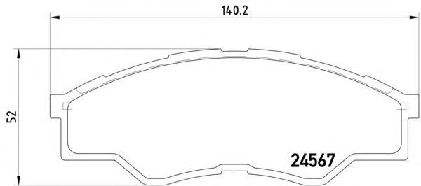Гальмівні колодки HELLA 8DB 355 013-471