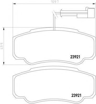 Тормозные колодки HELLA 8DB 355 013-511