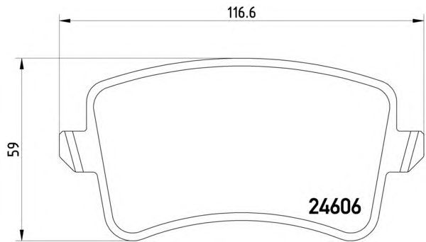 Тормозные колодки HELLA 8DB 355 013-651