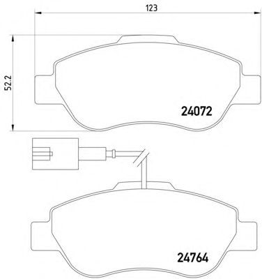 Тормозные колодки HELLA 8DB 355 014-471