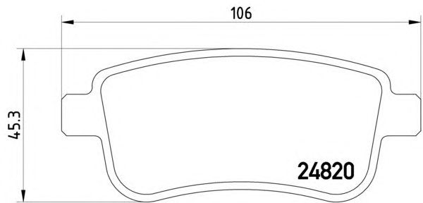 Тормозные колодки HELLA 8DB 355 014-581