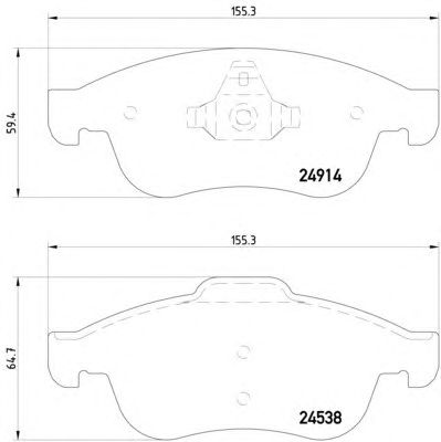 Тормозные колодки HELLA 8DB 355 014-791