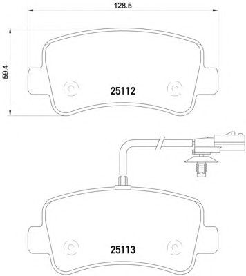 Тормозные колодки HELLA 8DB 355 015-301